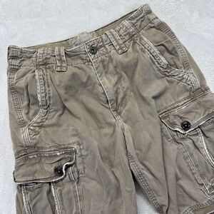American Eagle Shorts Men's 28 Brown Classic‎ Length Cargo Grunge Skater Y2K